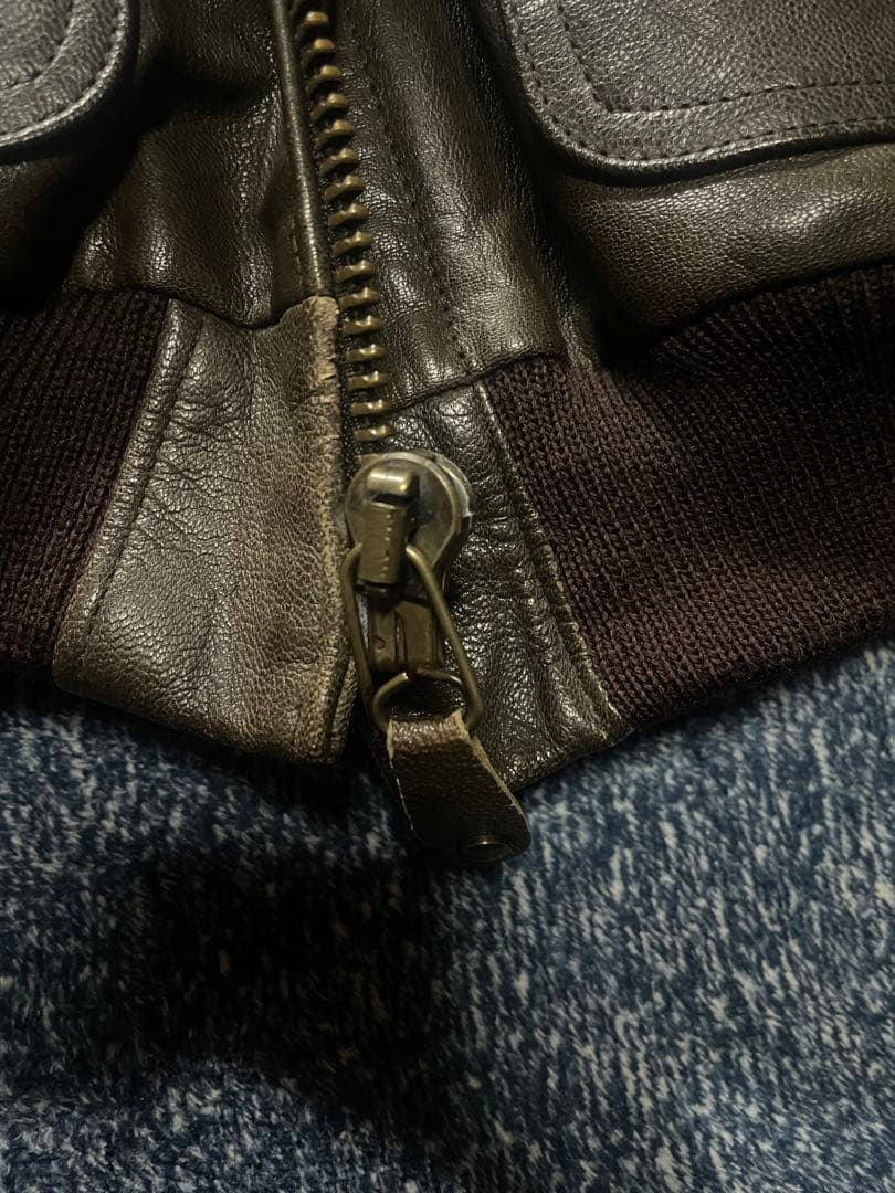 l.l.bean G-1 レザー　ボア　フライトジャケット　M USA製