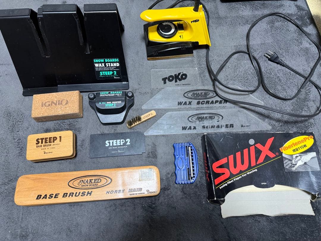 スノーボード メンテナンス用 ワックスセット TOKO TOKO（トコ） HF ブロックワックスセット 5509112 WAX サーモパッド
