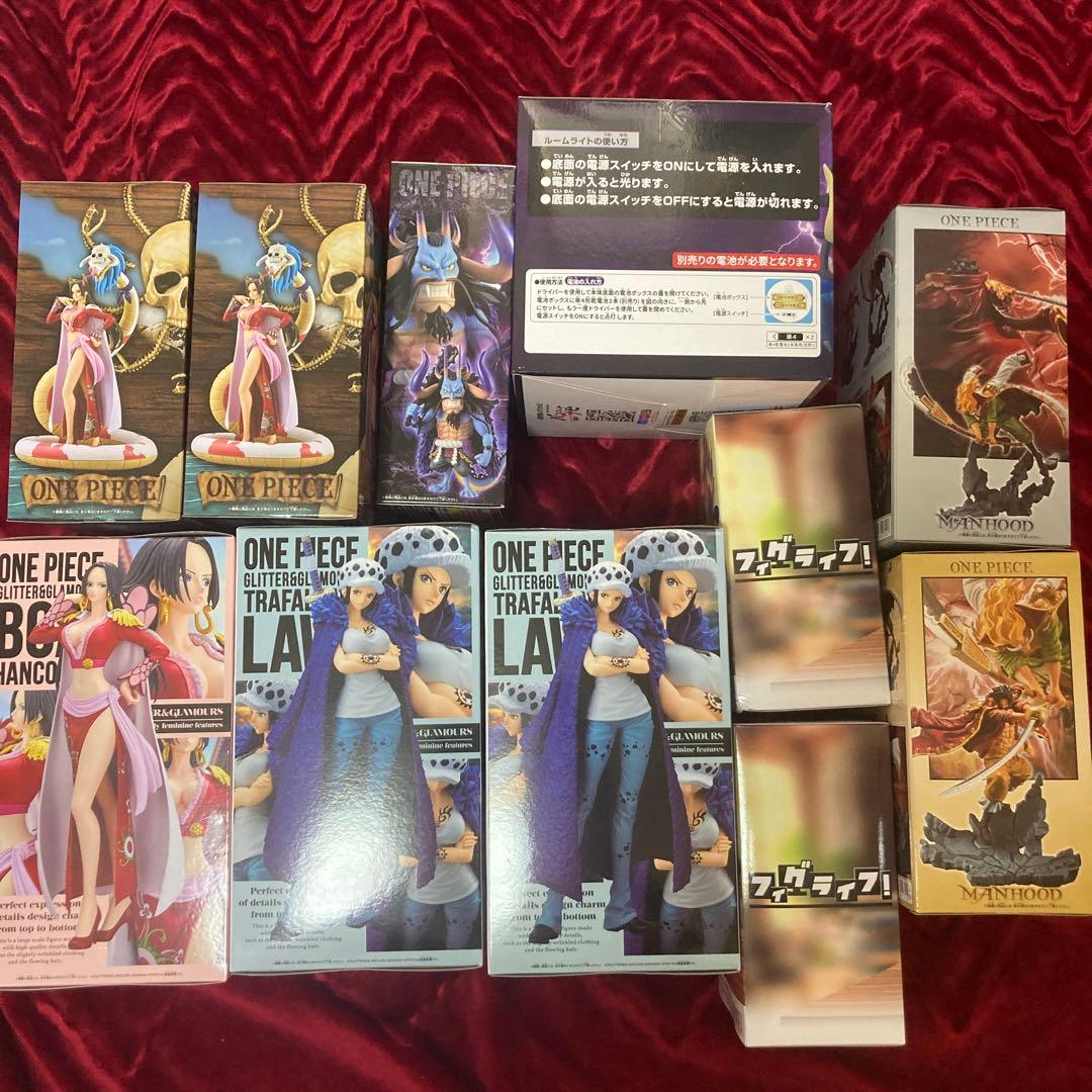 ONE PIECE フィギュアハンコック ロー ルフィ　カイドウ　白髭　ロジャー