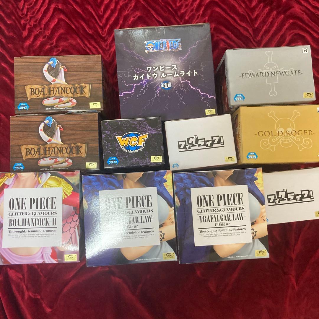 ONE PIECE フィギュアハンコック ロー ルフィ　カイドウ　白髭　ロジャー