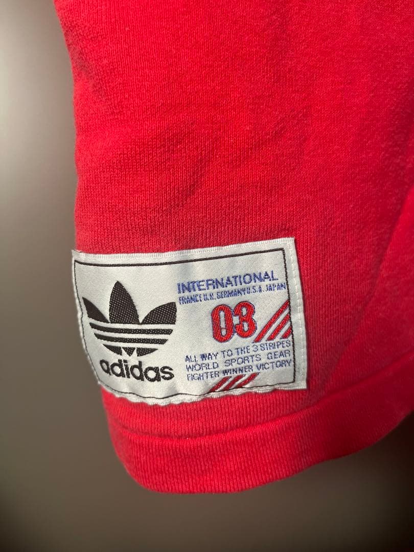 希少】Lサイズ80s-90s デサント製 adidasベースボールシャツ風 - メルカリ