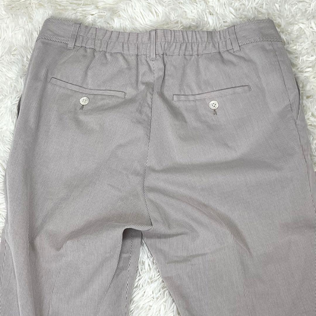 ニューヨーカー パンツスーツ シアサッカ リネン混 ウォッシャブル