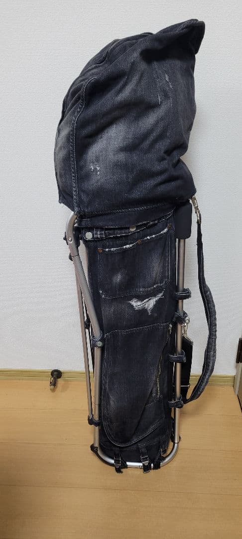 ダークデニム キャディバッグ ウォッシュド加工ver.】デニム スタンドキャディバッグ Lahella golf