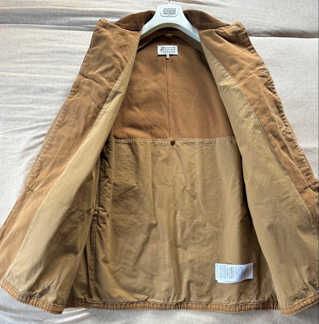 新品 メゾン マルジェラ ワックス コート カバーオール ブルゾン
