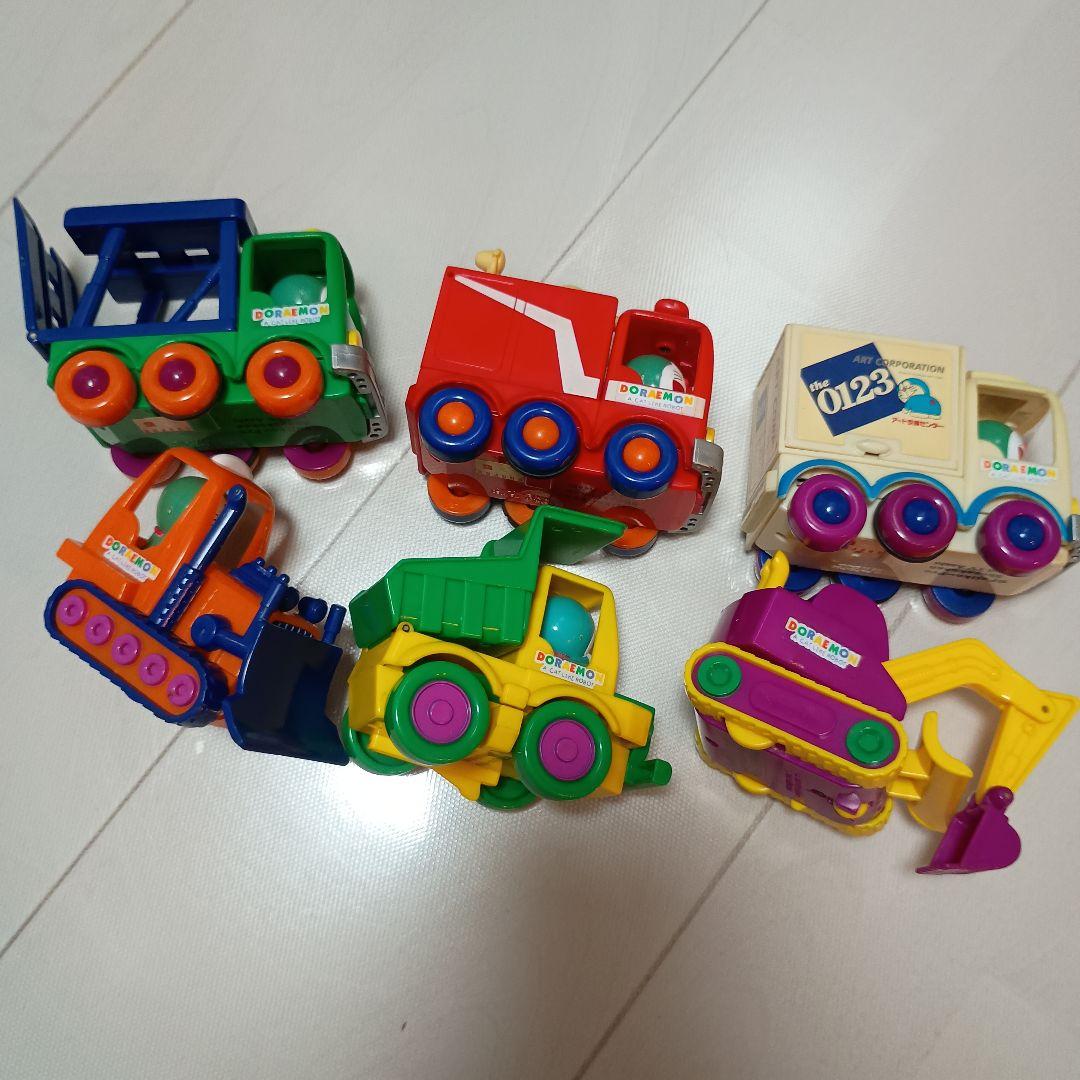 レア希少品ドラえもんがんばるクルマたちミニカー6台セットエポック社