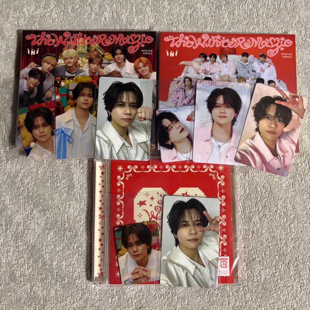 INI 8th シングル THE WINTER MAGIC 藤牧京介3形態セット - メルカリ