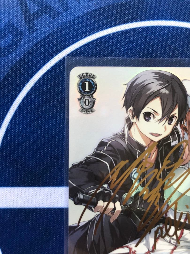 WS ヴァイスシュヴァルツ SP サイン 電撃文庫 巡り合う二人 キリト&アスナ