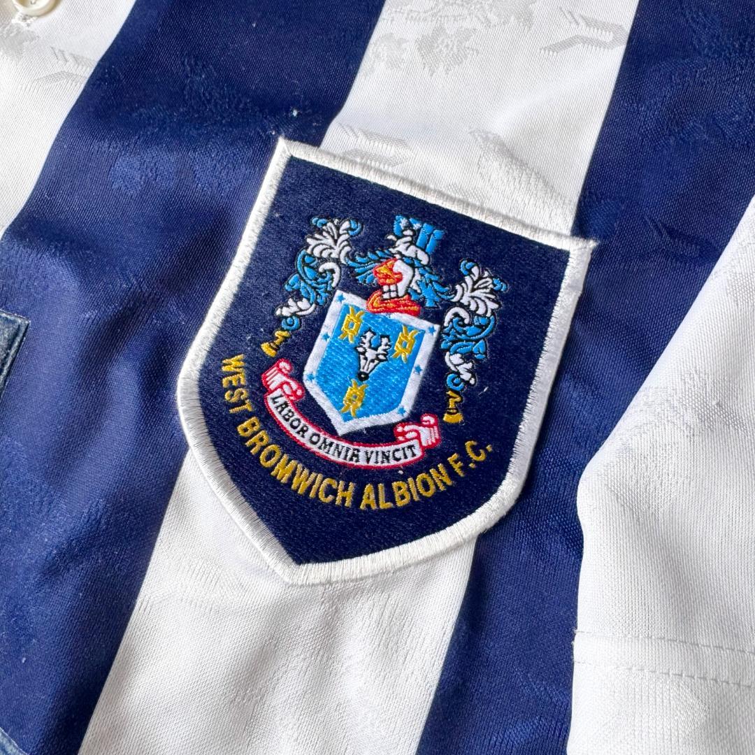 90年代／当時物】ウェスト・ブロムウィッチ 97／98（H）襟付き