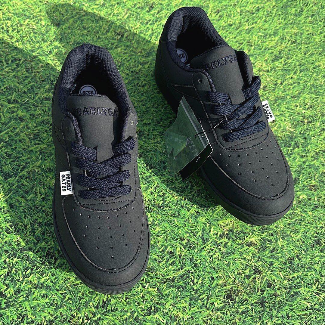 新品正規品 パーリーゲイツ 定価28600円 ゴルフシューズ 紺 24.0cm