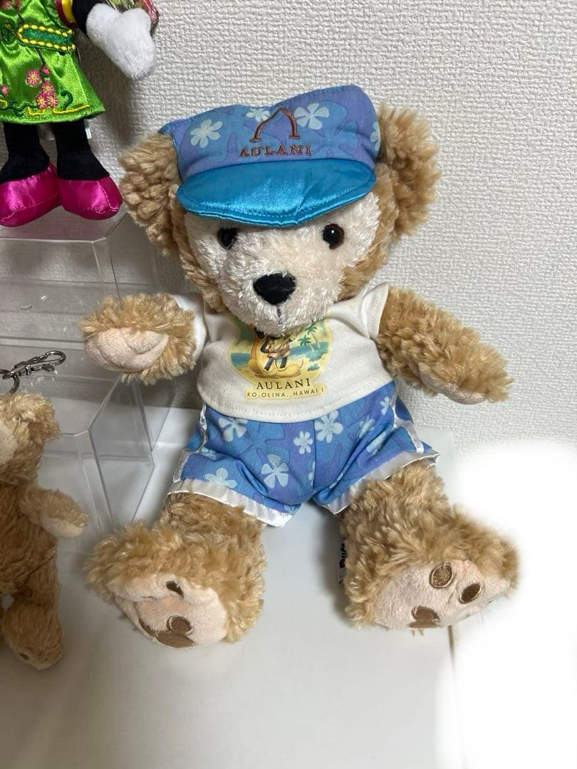 ディズニー、アウラニ（ハワイ、上海、香港）ダッフィー、シェリーメイぬいぐるみ