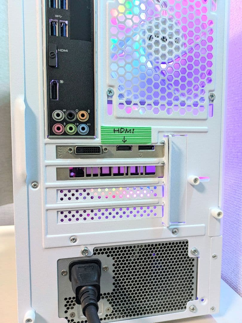 GTX1660SUPER搭載 新品白ケース RGBファン 自作ゲーミングPC - メルカリ