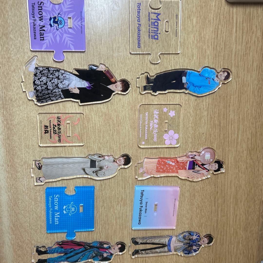 SnowMan深澤辰哉アクリルスタンド 8個セット - メルカリ