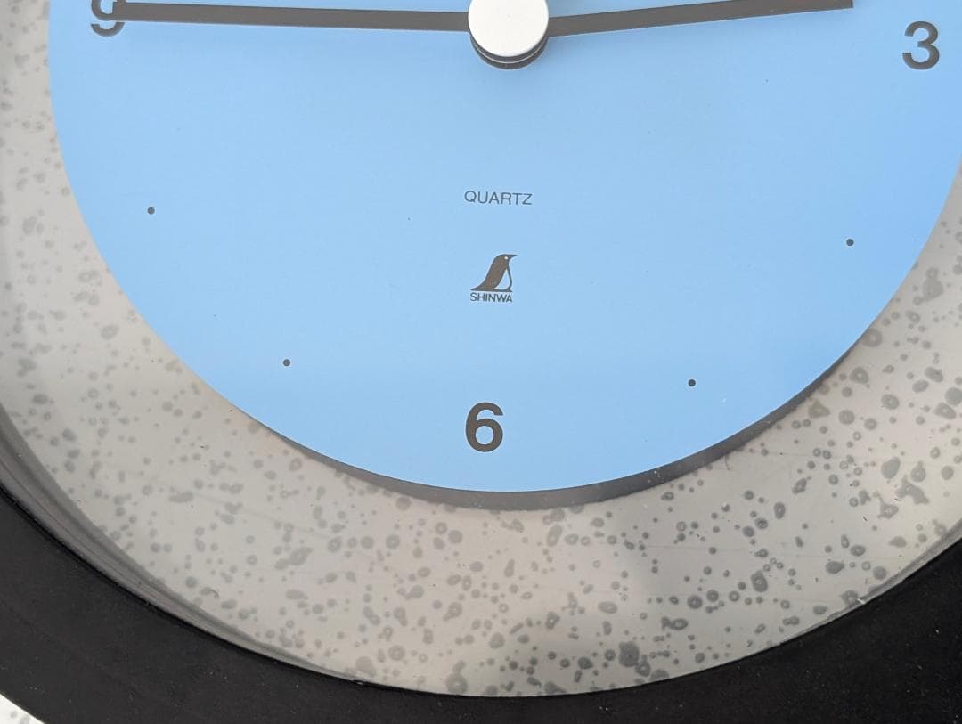 80s シンワ ビンテージ 掛け置き両用 時計 グッドデザイン ポスト