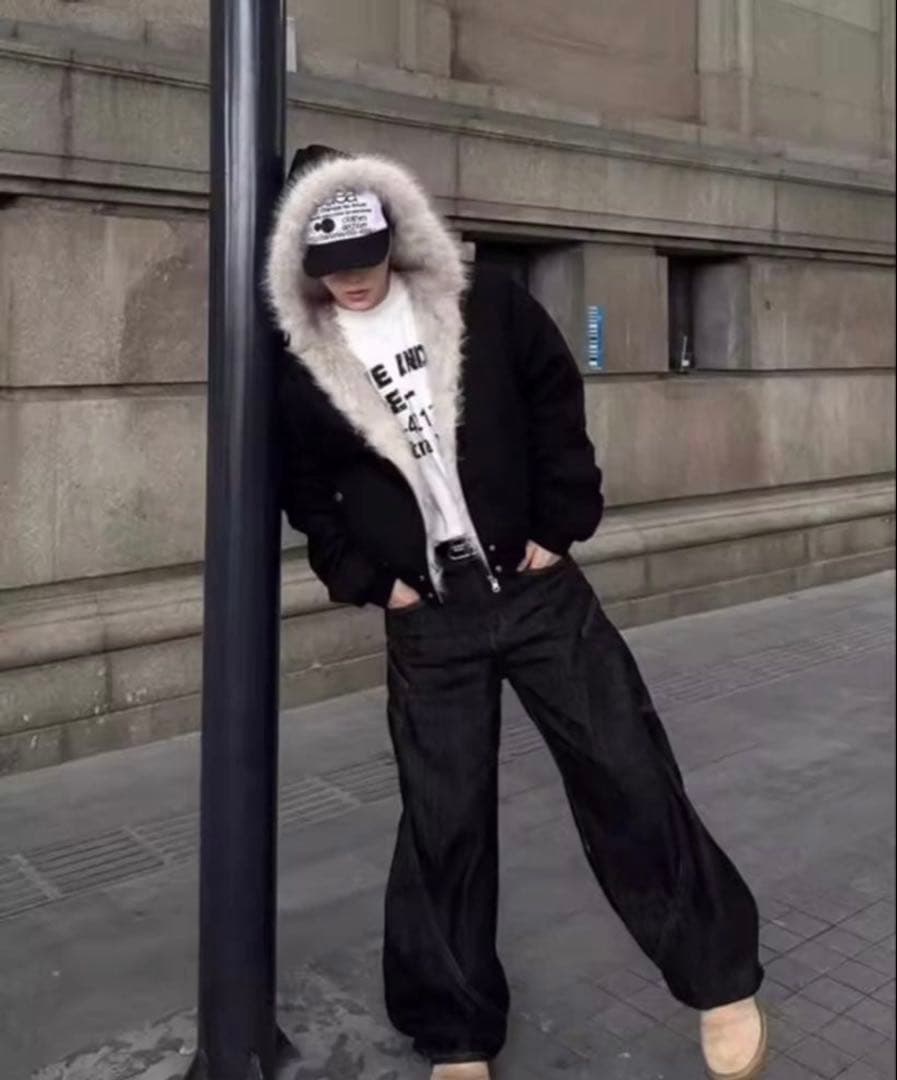 即発可】短丈 ファー fur foodie opium y2k L - メルカリ