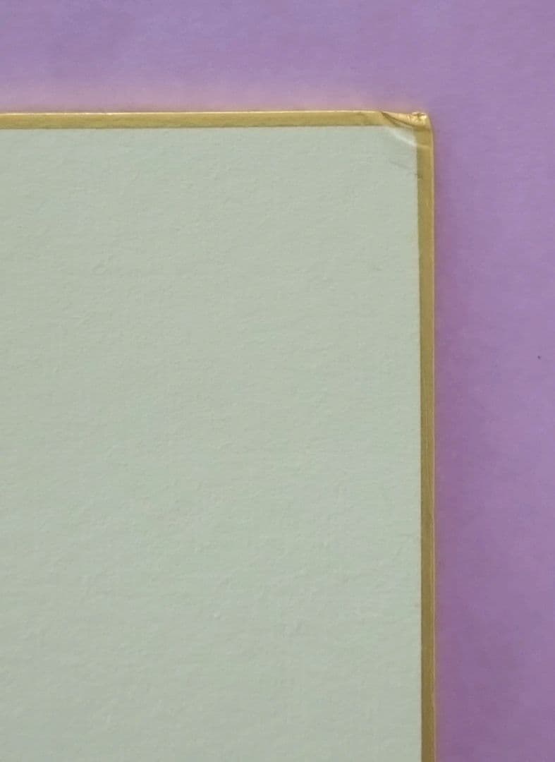 おはようスパンク！ 岡本茉利 直筆サイン色紙