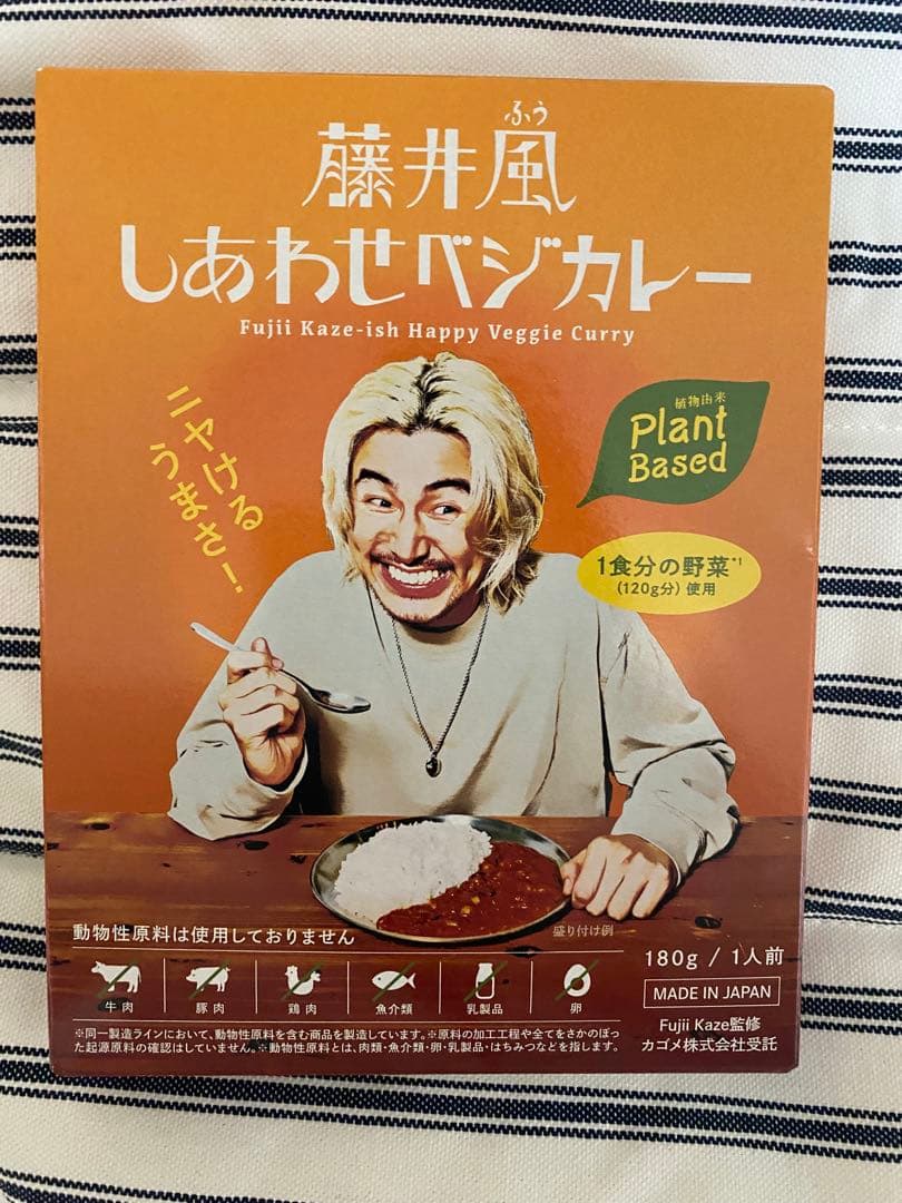 藤井風 Feelin'Good 風SUN Tシャツ しあわせベジカレー　セット