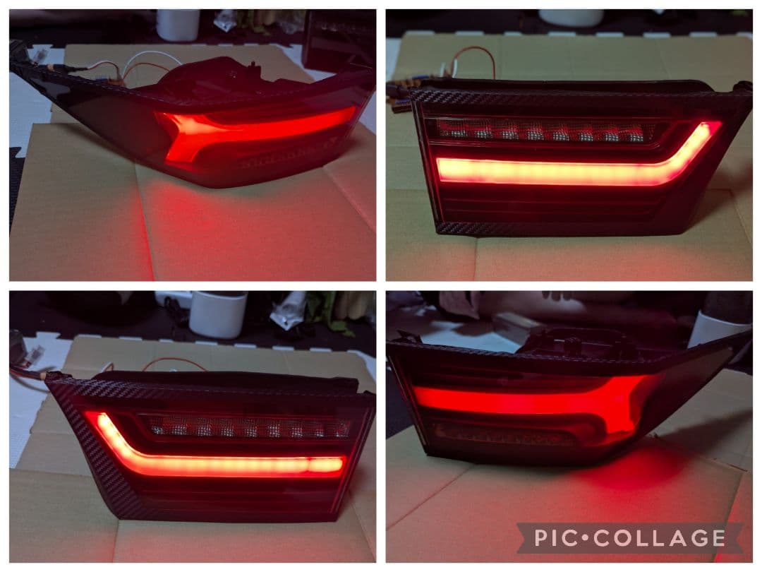 ゆ*の様 アキュラ TSXアコード CL7 LED テールランプ ブラックハウジ