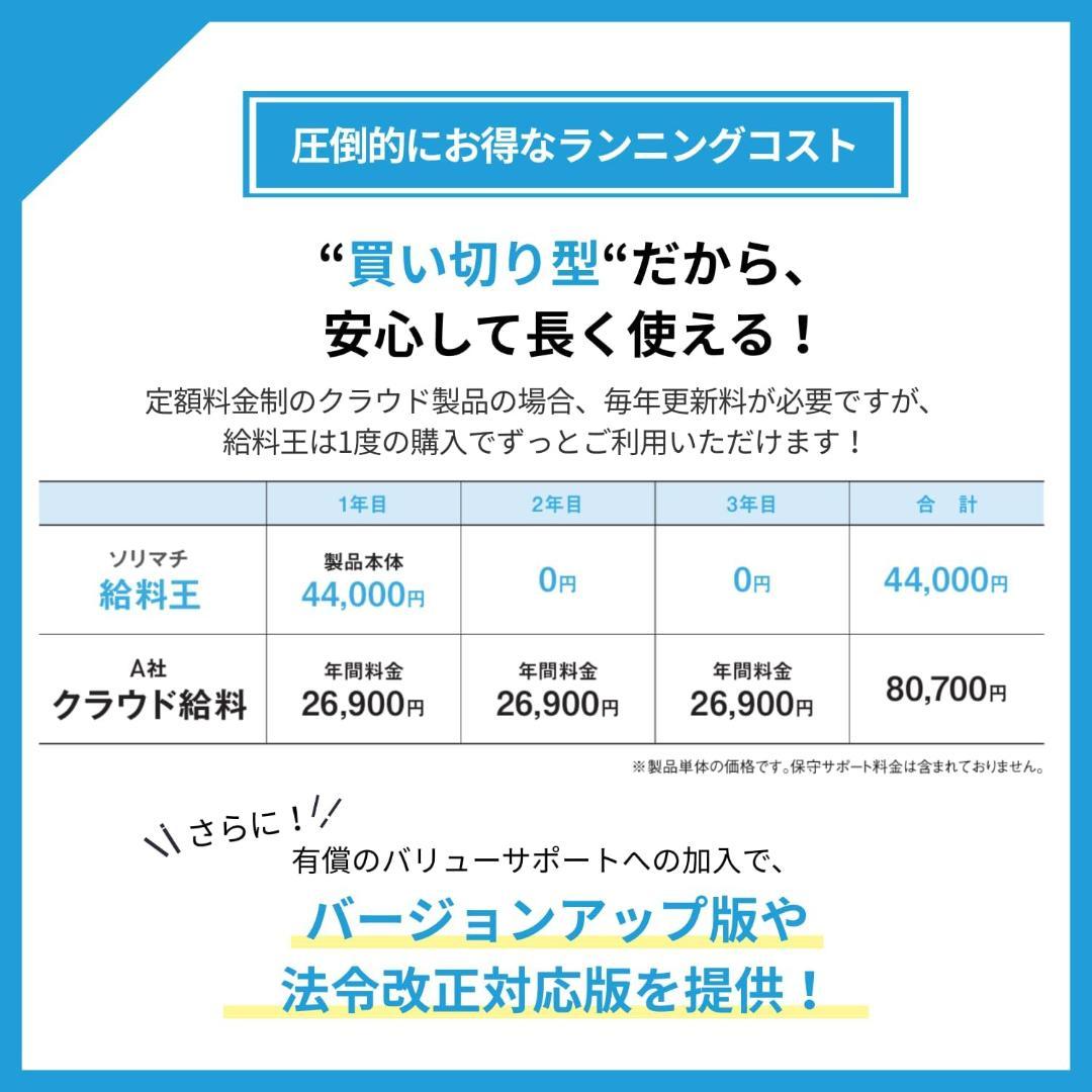 ソリマチ 給料王25 法令改正対応最新版 - メルカリ