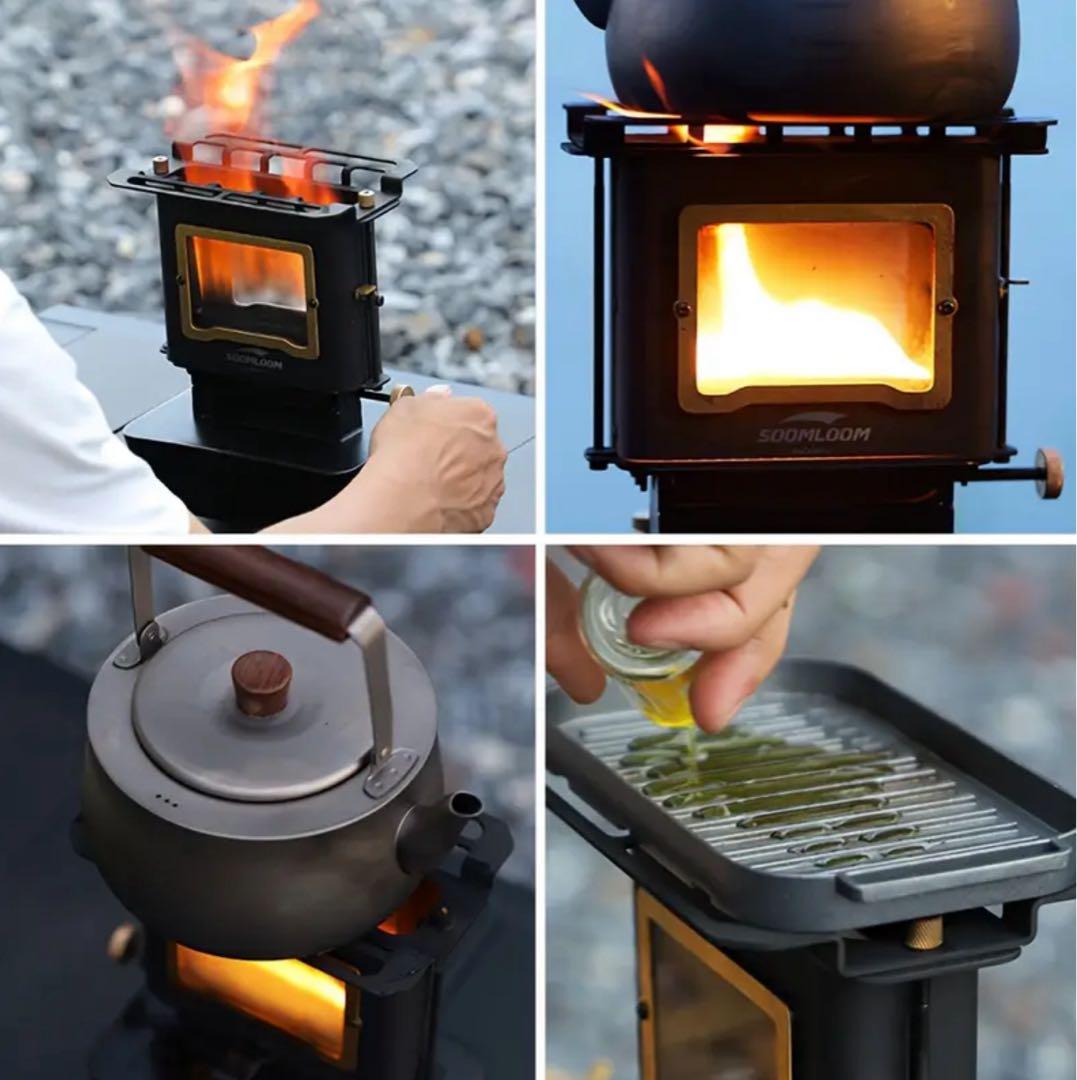 新品・未使用】 Soomloom アイロンストーブ ブラック - メルカリ