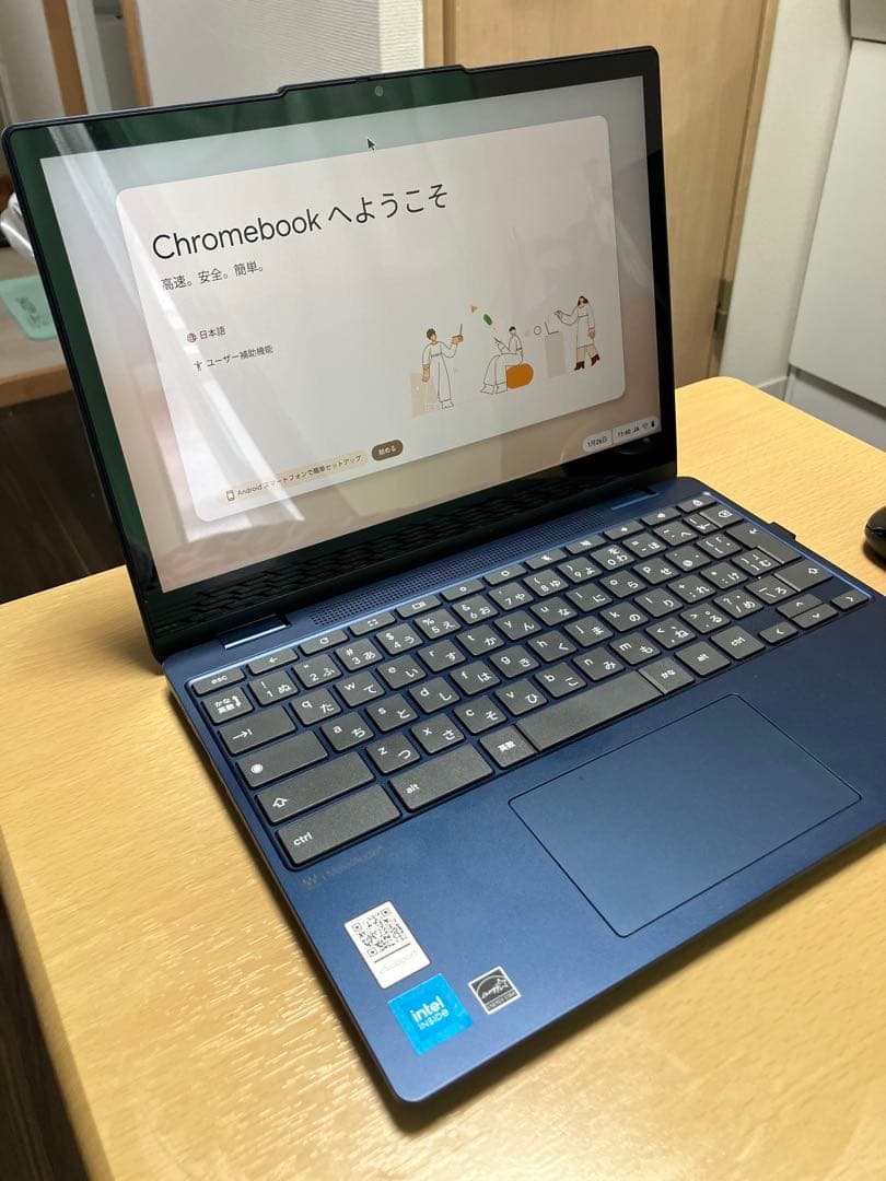 Chromebook 本体 ブルー　充電器&バッファローマウスセット 楽天市場】ワイヤレスキーボードマウスセット バッファローの通販