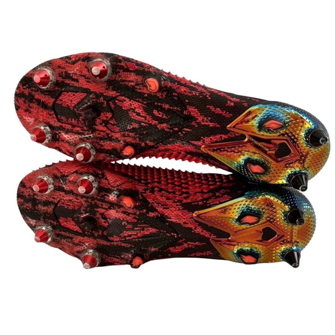 adidas アディダス スパイク 赤 黒 メンズ 26.5cm