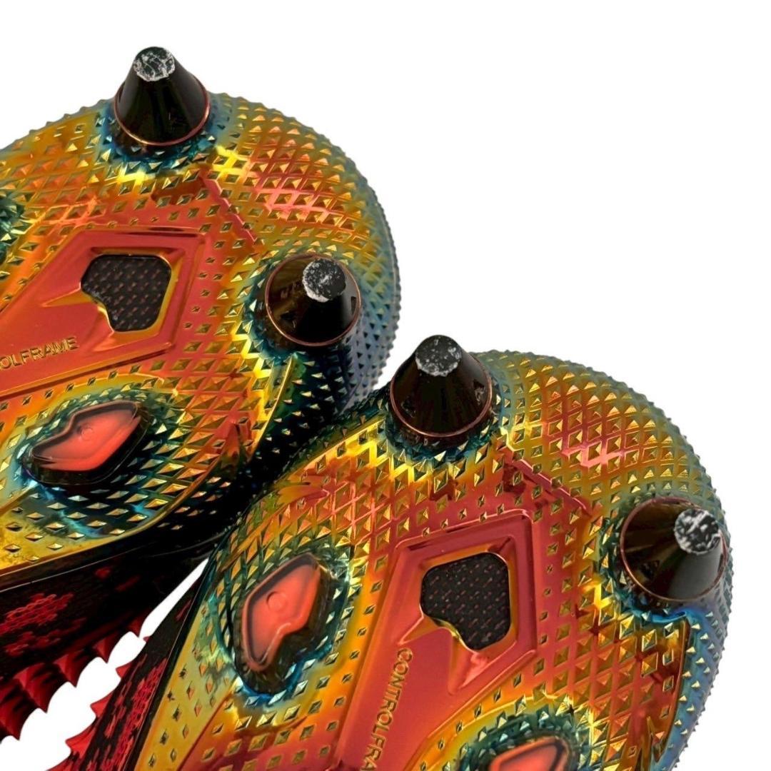 adidas アディダス スパイク 赤 黒 メンズ 26.5cm