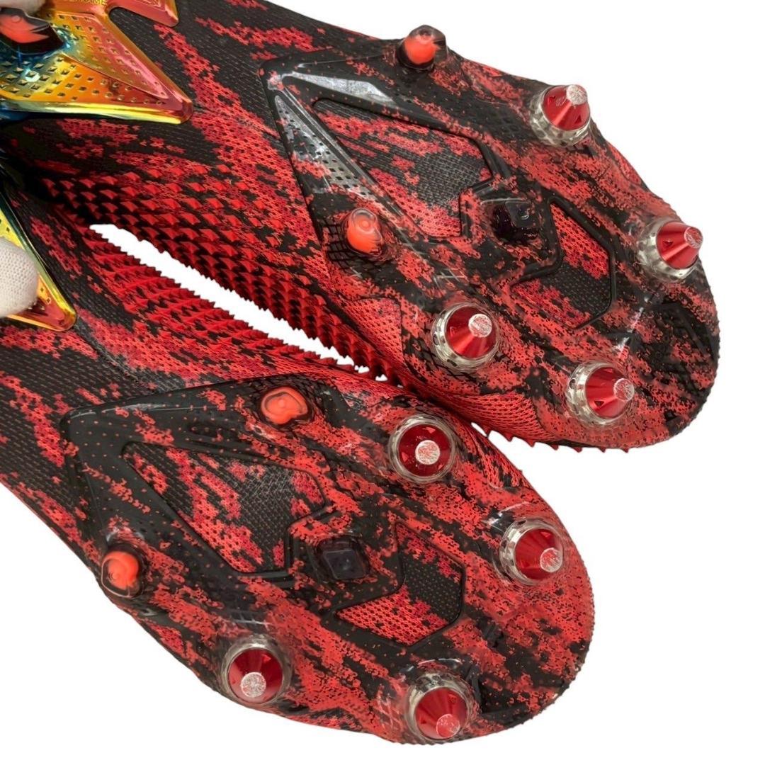 adidas アディダス スパイク 赤 黒 メンズ 26.5cm