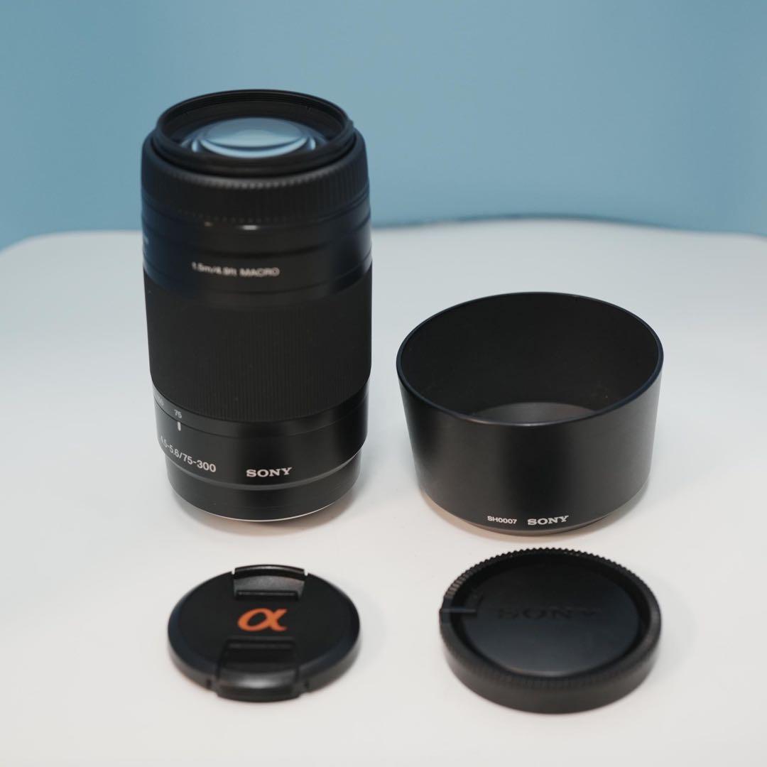 SONY純正 75-300mm 望遠レンズ 美品 a4400 - メルカリ
