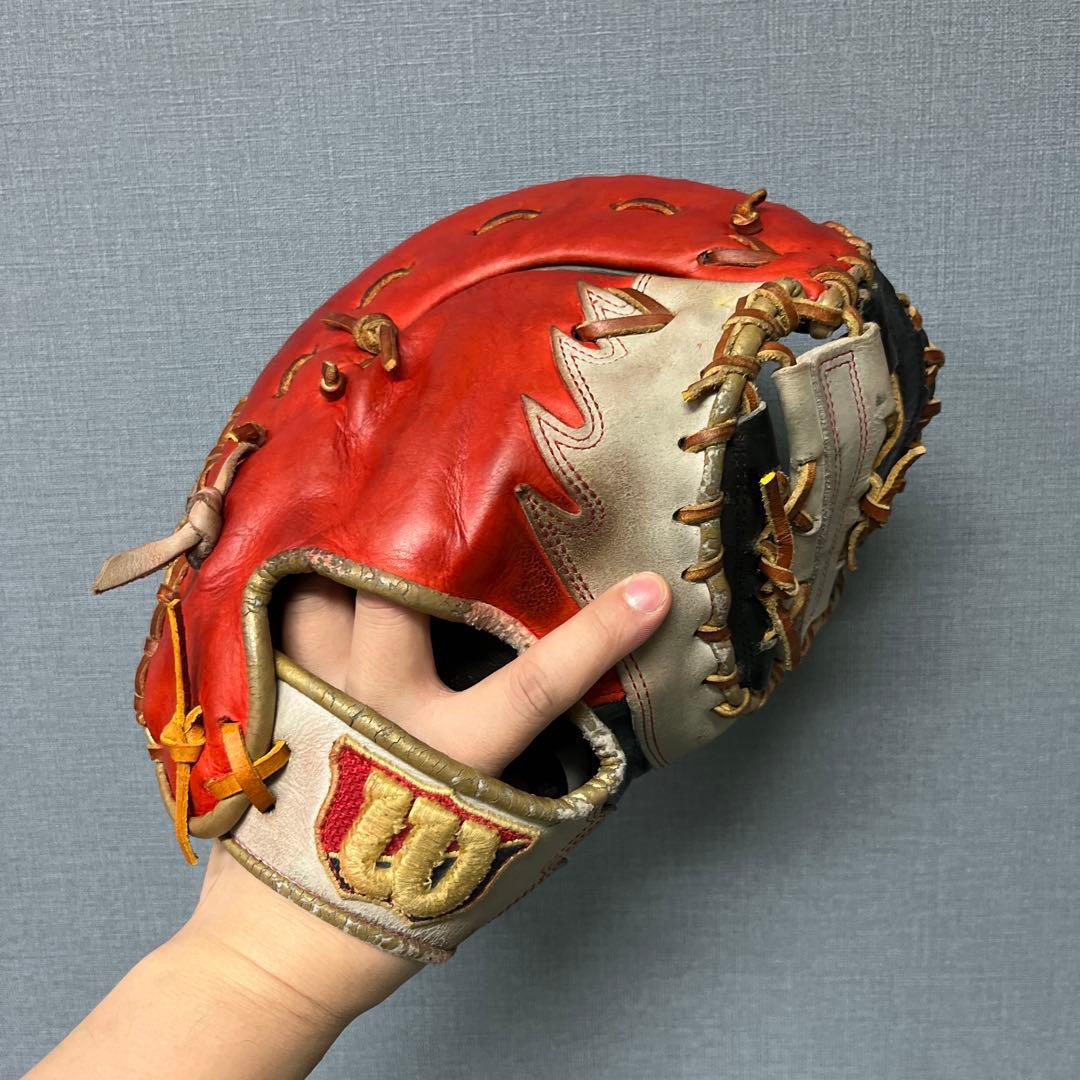 1226 ウィルソン ワナベヒーロー 型抜群 軟式 ファーストミット - メルカリ