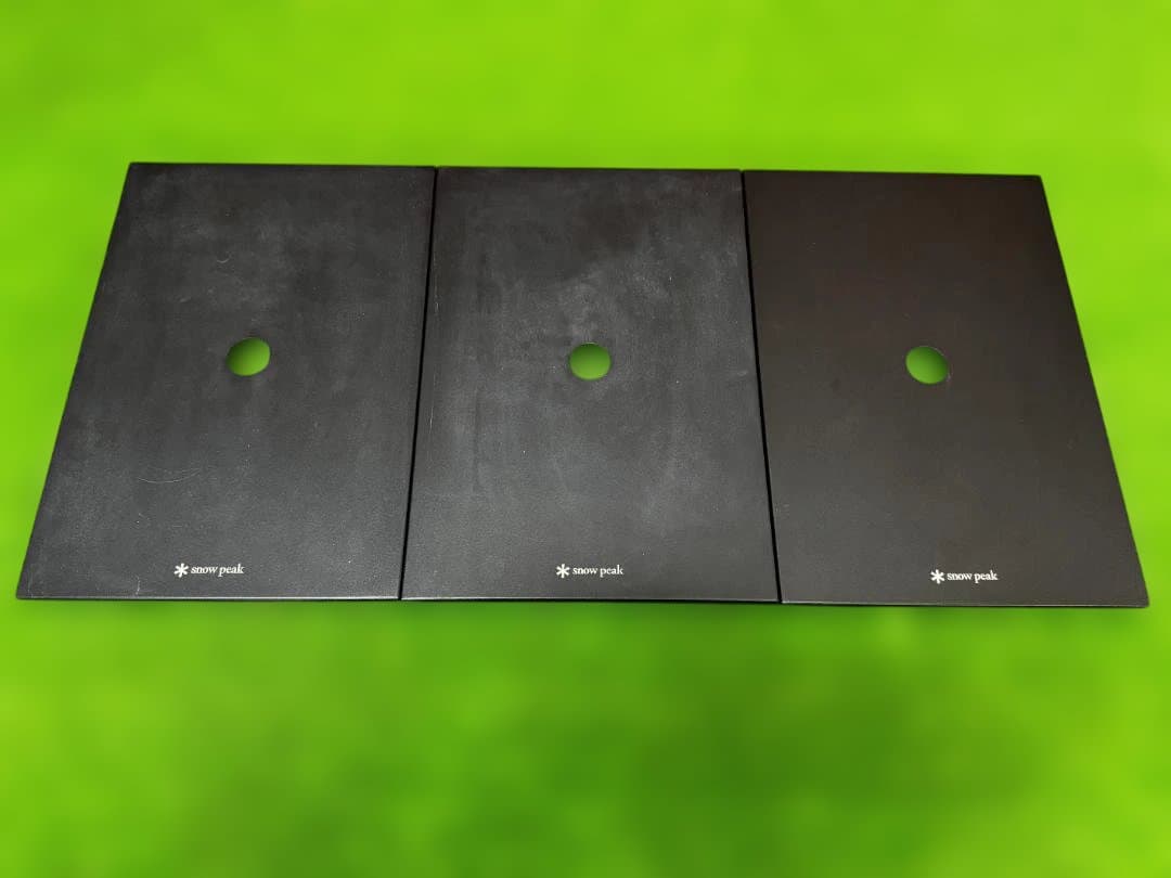 雪峰祭2024秋限定スノーピーク ステンレストレー 1ユニットブラック3枚