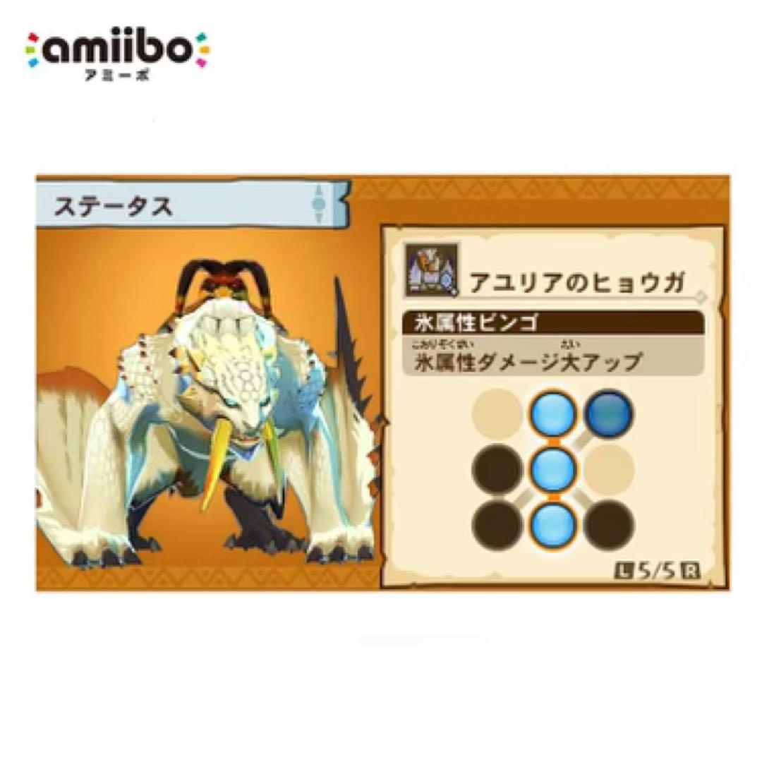 【新品未開封アミーボ】★ベリオロス(ヒョウガ)＆アユリア ★モンハンストーリーズ
