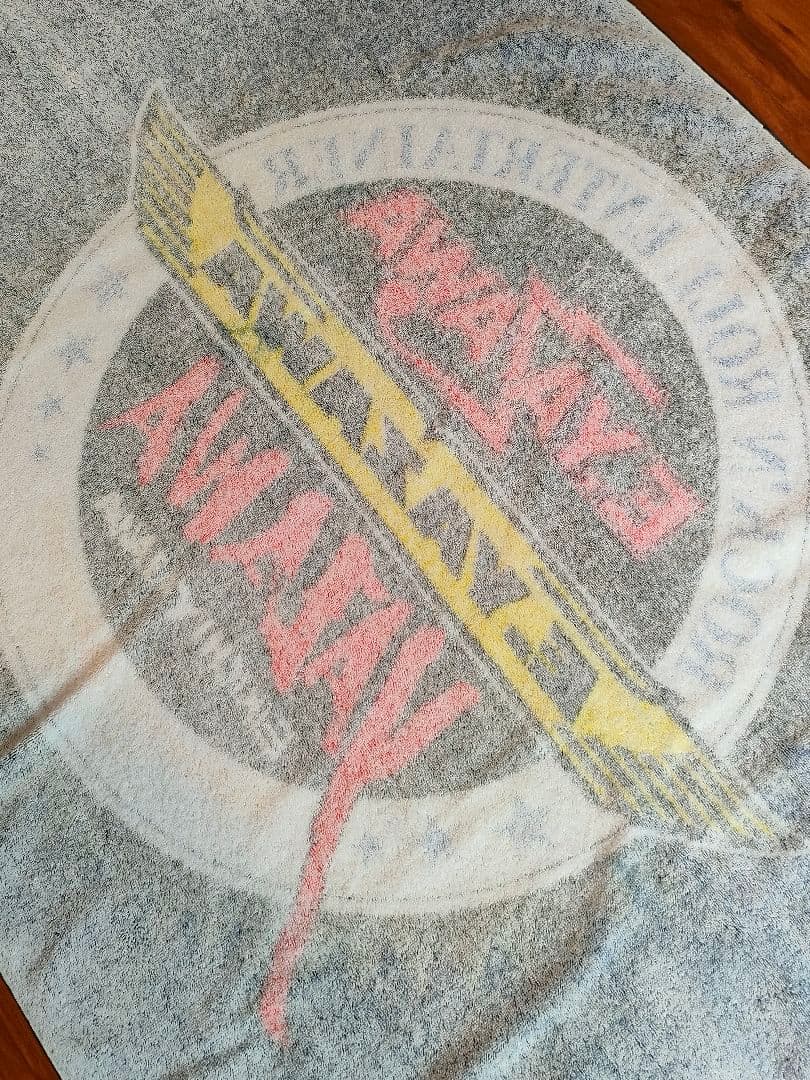 【新品未使用】矢沢永吉 スペシャルビーチタオルSBT '90エンブレムスリーロゴ