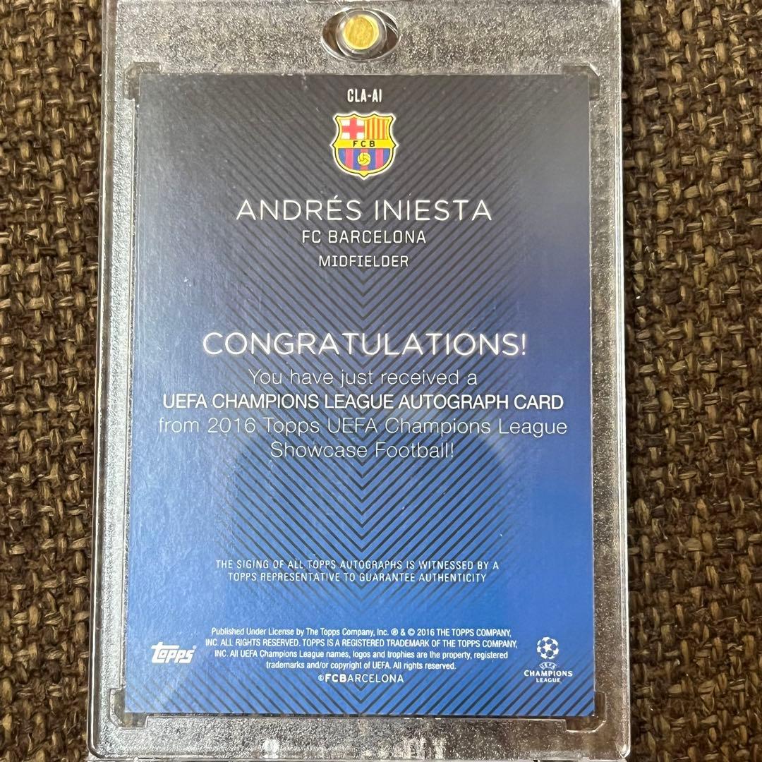 Topps イニエスタ 直筆サインカード バルセロナ ヴィッセル神戸 サイン
