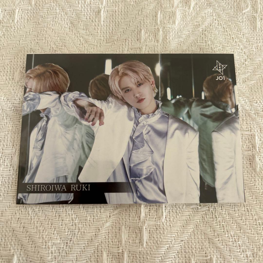 JO1 白岩瑠姫 タワレコカフェ ポストカード - メルカリ