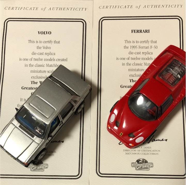 値下げ　希少　京商　Ferrari フェラーリ ボルボ VOLVO セット 京商 サントリーボス フェラーリ ミニカーコレクション フェラーリ