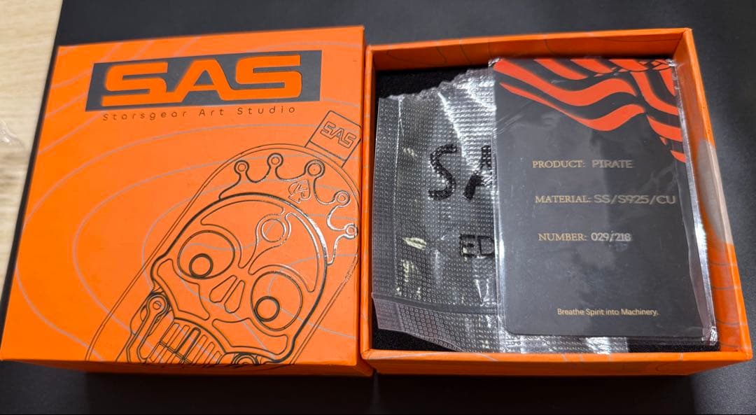 と*ろ様 「正規品」SAS EDC フィジェットトイ 限定絶版 箱あり付属品