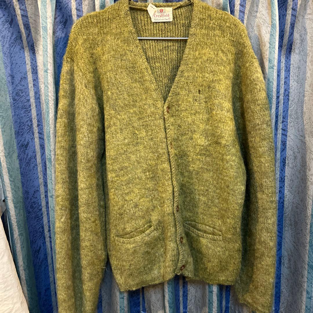 60's crestfield モヘアカーディガン カートコバーン - メルカリ
