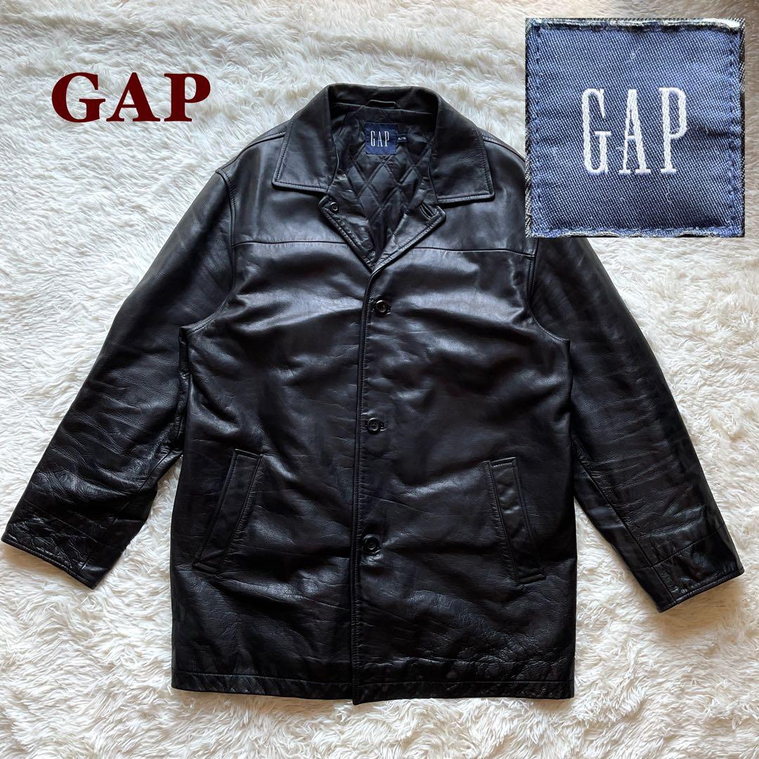 野村訓市着用✨ オールドギャップ レザーカーコート 本革 XL 大きい