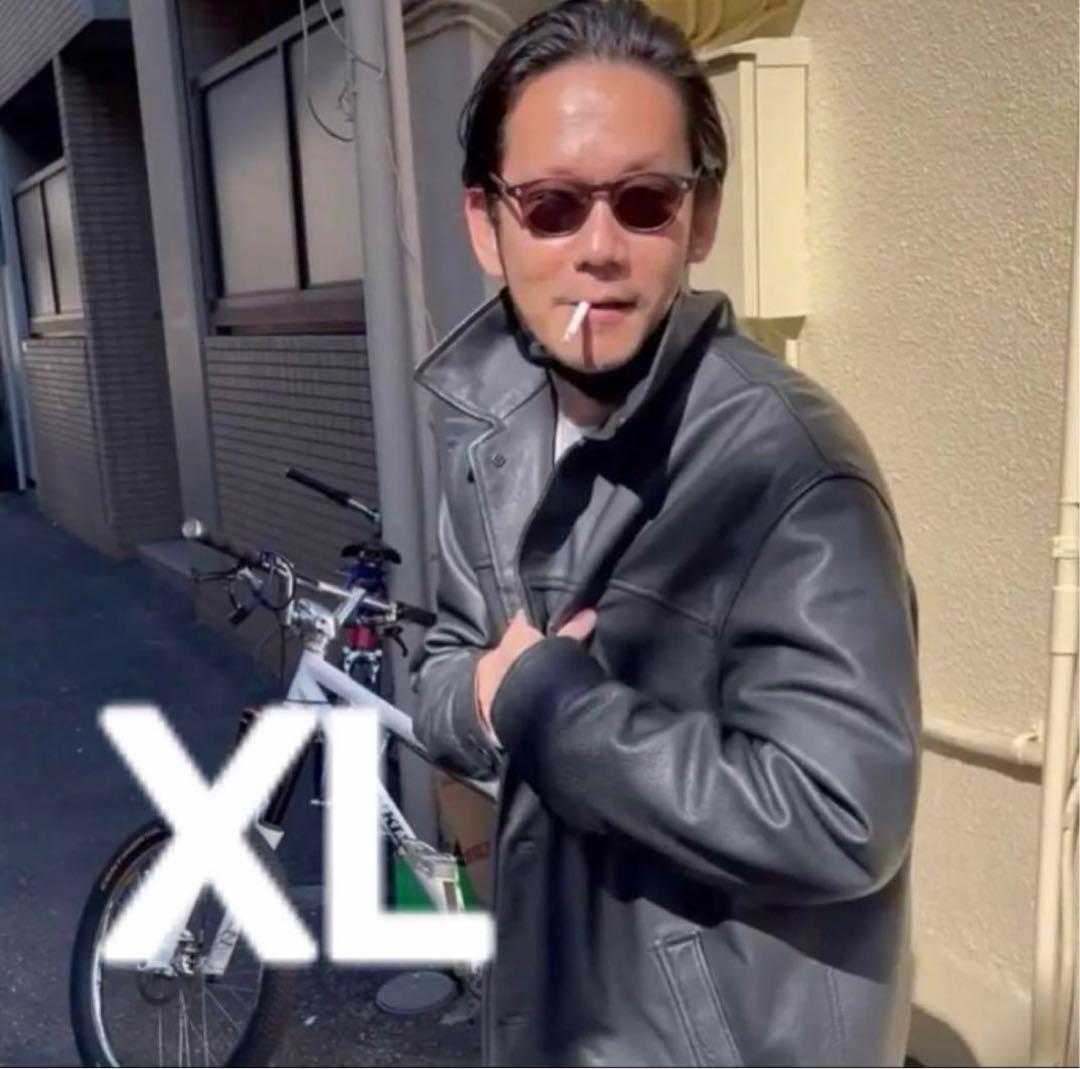 野村訓市着用✨ オールドギャップ レザーカーコート 本革 XL 大きい