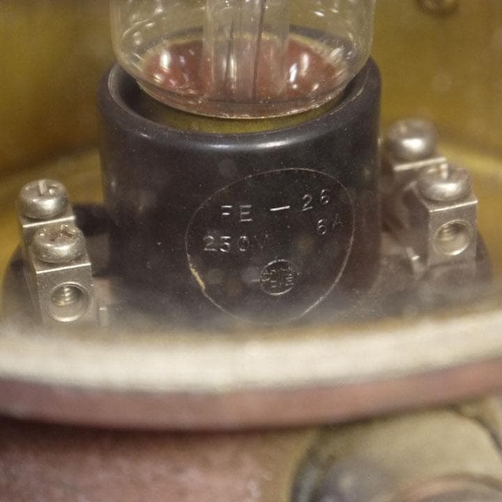 アンティーク ランプ 日本船燈(株) Z種白燈(電気用) 昭和46年6月