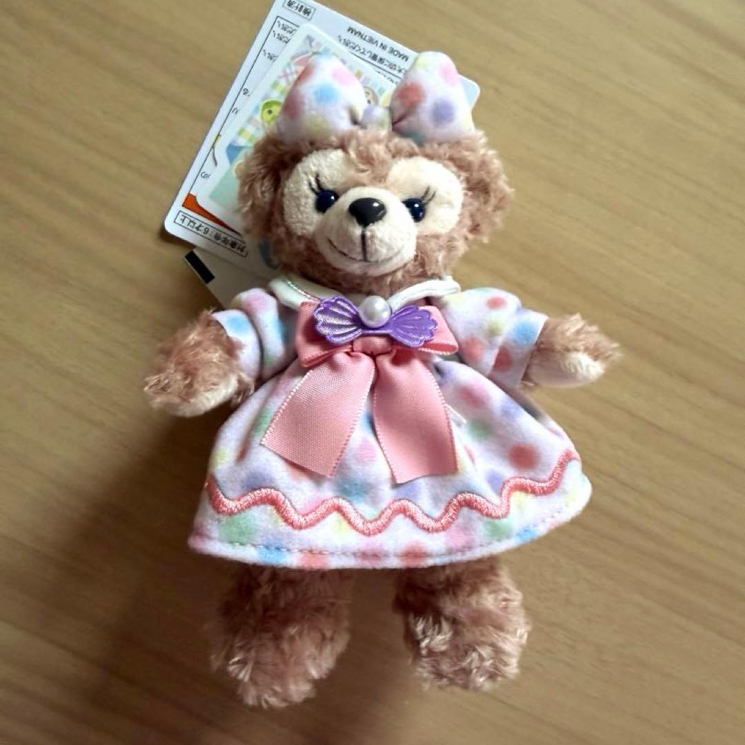 ダッフィー＆フレンズ　ハートフェルトレターズオブフレンドシップ　ぬいぐるみバッチ