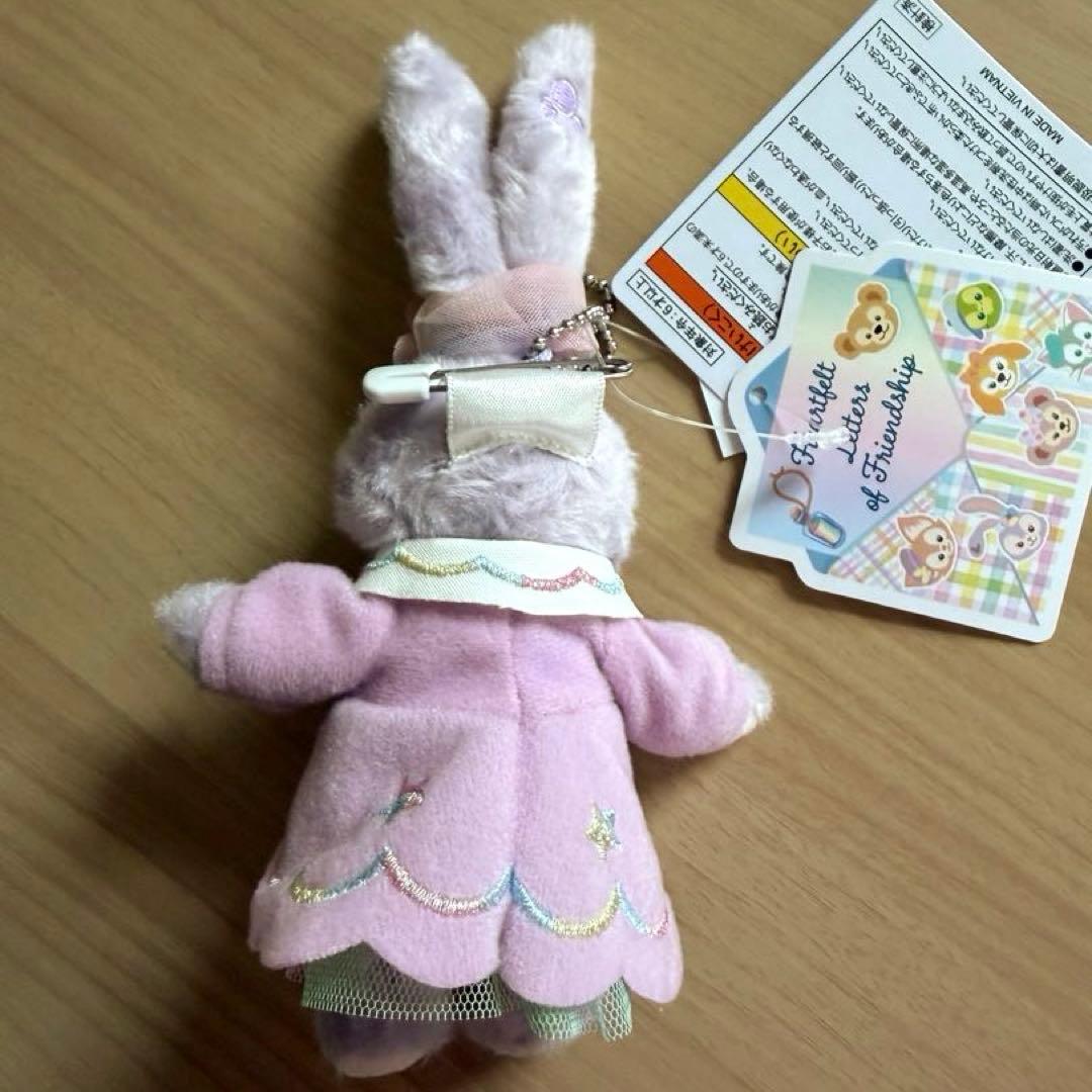 ダッフィー＆フレンズ　ハートフェルトレターズオブフレンドシップ　ぬいぐるみバッチ