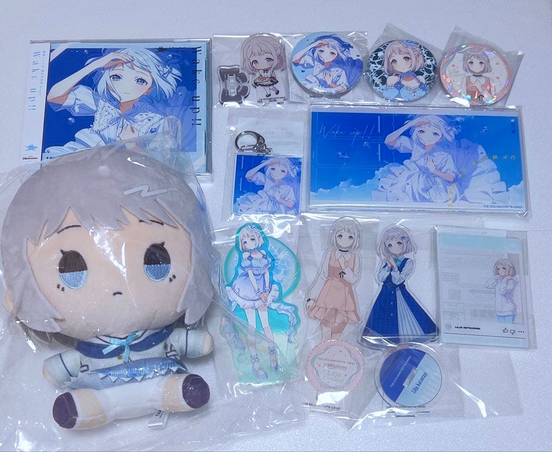 学マス 葛城リーリヤ 誕生日記念セット アクリルスタンド 缶バッジ もちどる