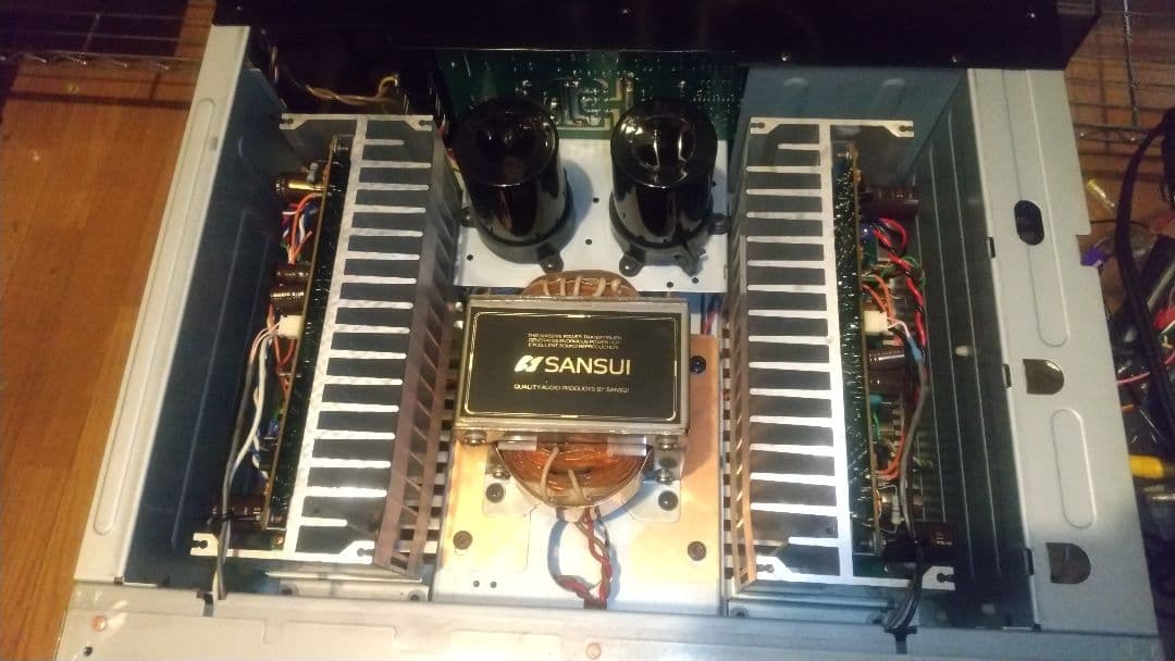 SANSUI AU-α607XR ステレオアンプ メンテナンス施工済み - メルカリ