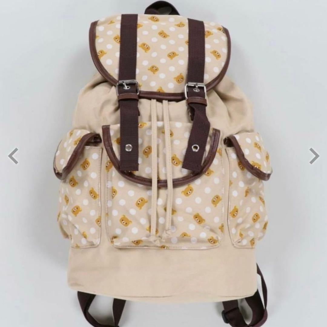 新品未使用 リラックマ SPINNS リュックサック ブラウン 森ガール 平成 新品未使用 リラックマ SPINNS リュックサック ブラウン 森ガール 平成