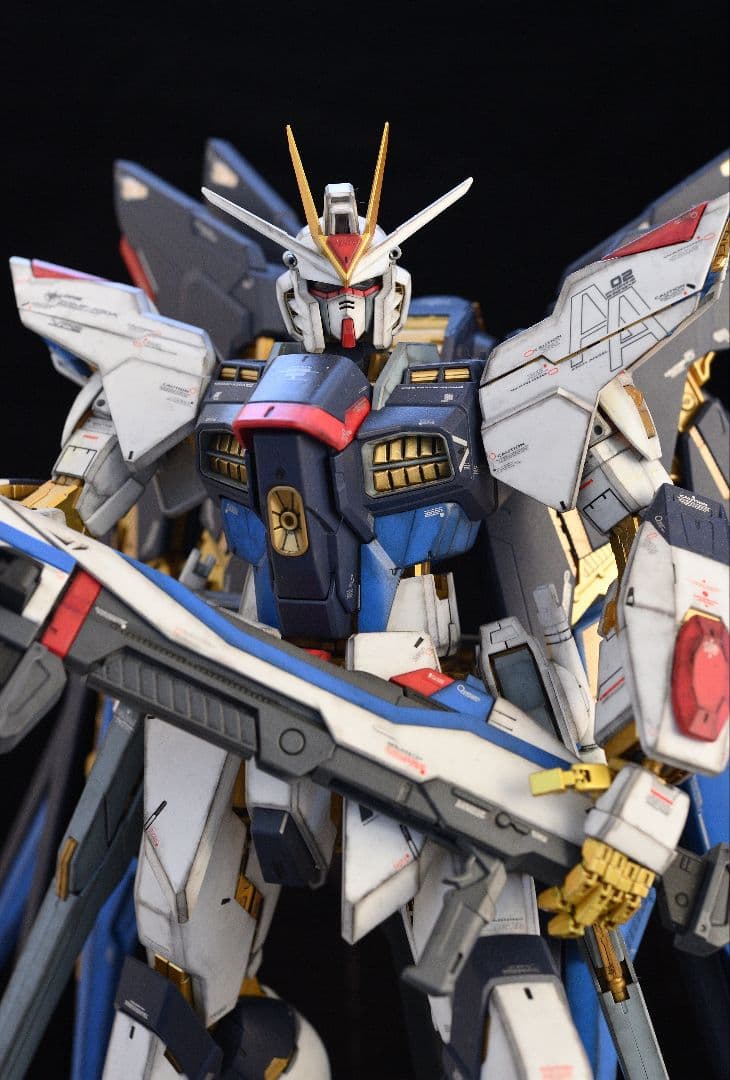 完成品PGストライクフリーダムガンダム/エアブラシ部分塗装・パステルシャドウ仕上