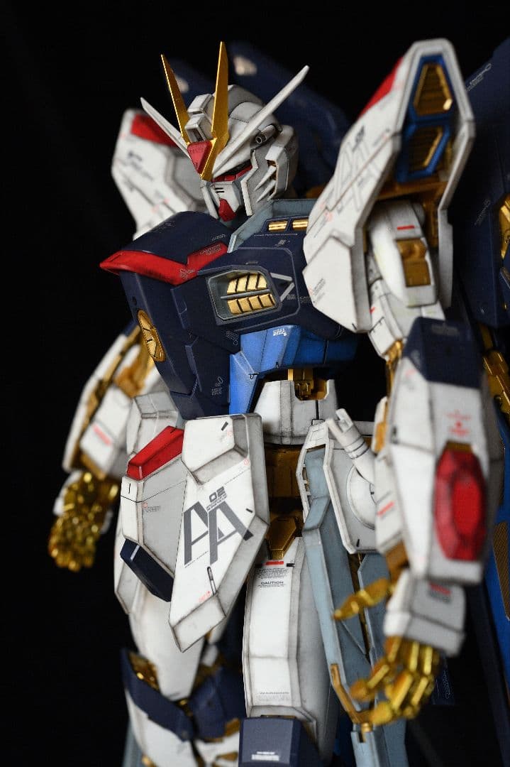 完成品PGストライクフリーダムガンダム/エアブラシ部分塗装・パステルシャドウ仕上