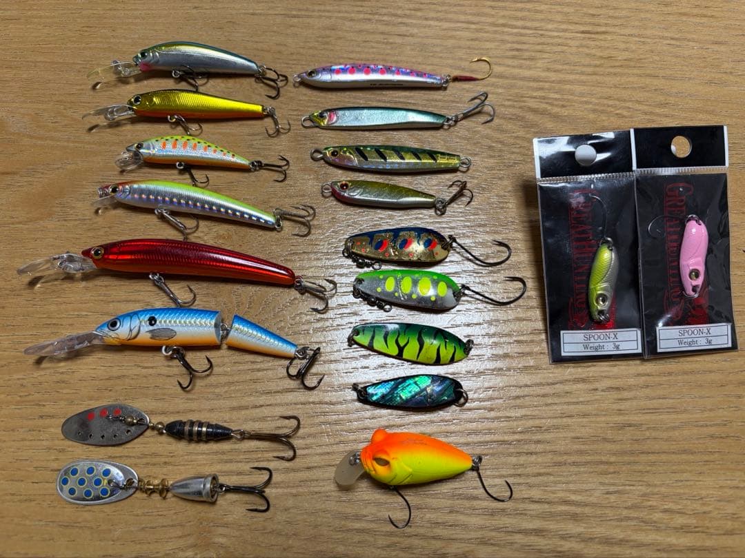 渓流 ルアーセット - メルカリ