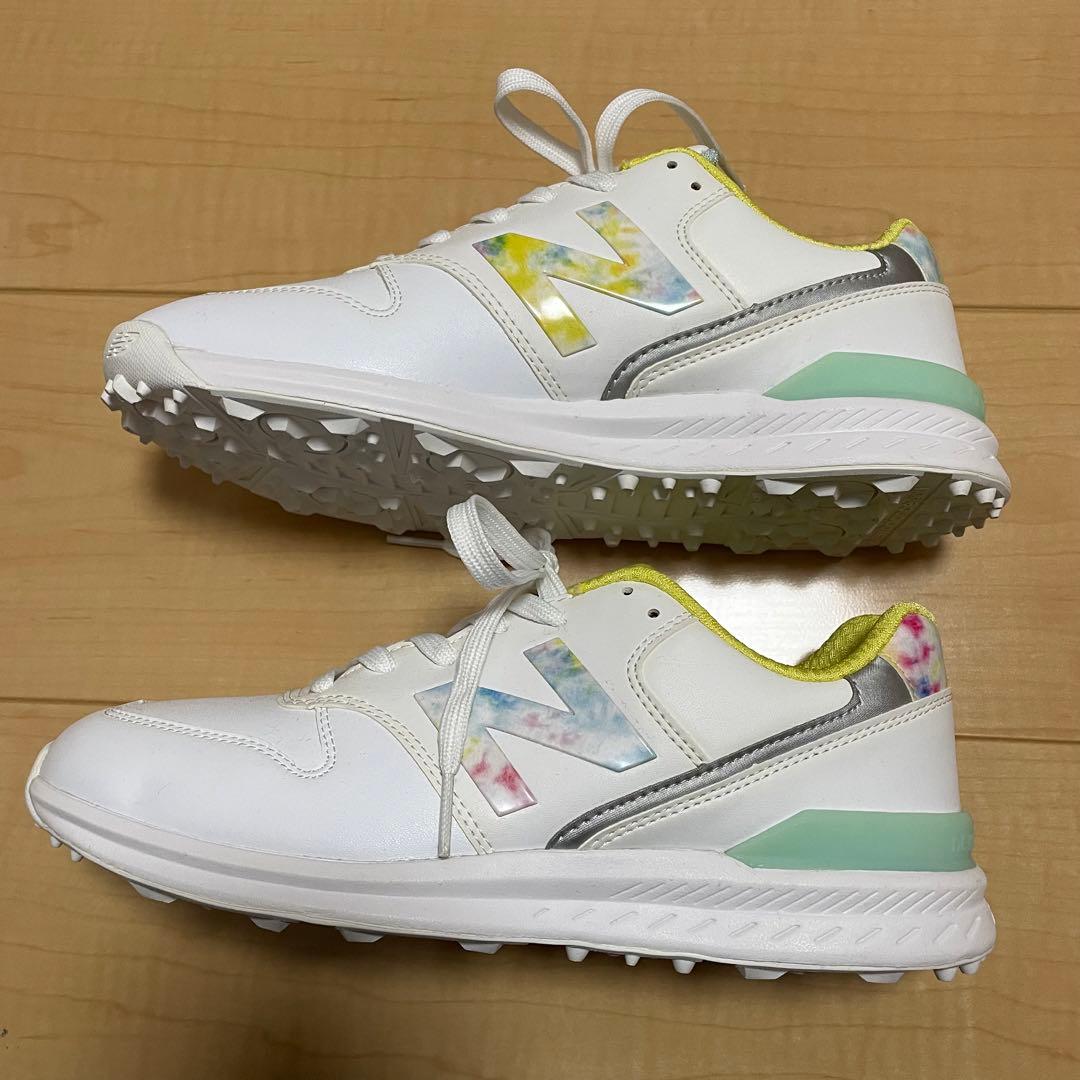 未使用】ゴルフシューズ ニューバランス 996 24cm 白 レディース