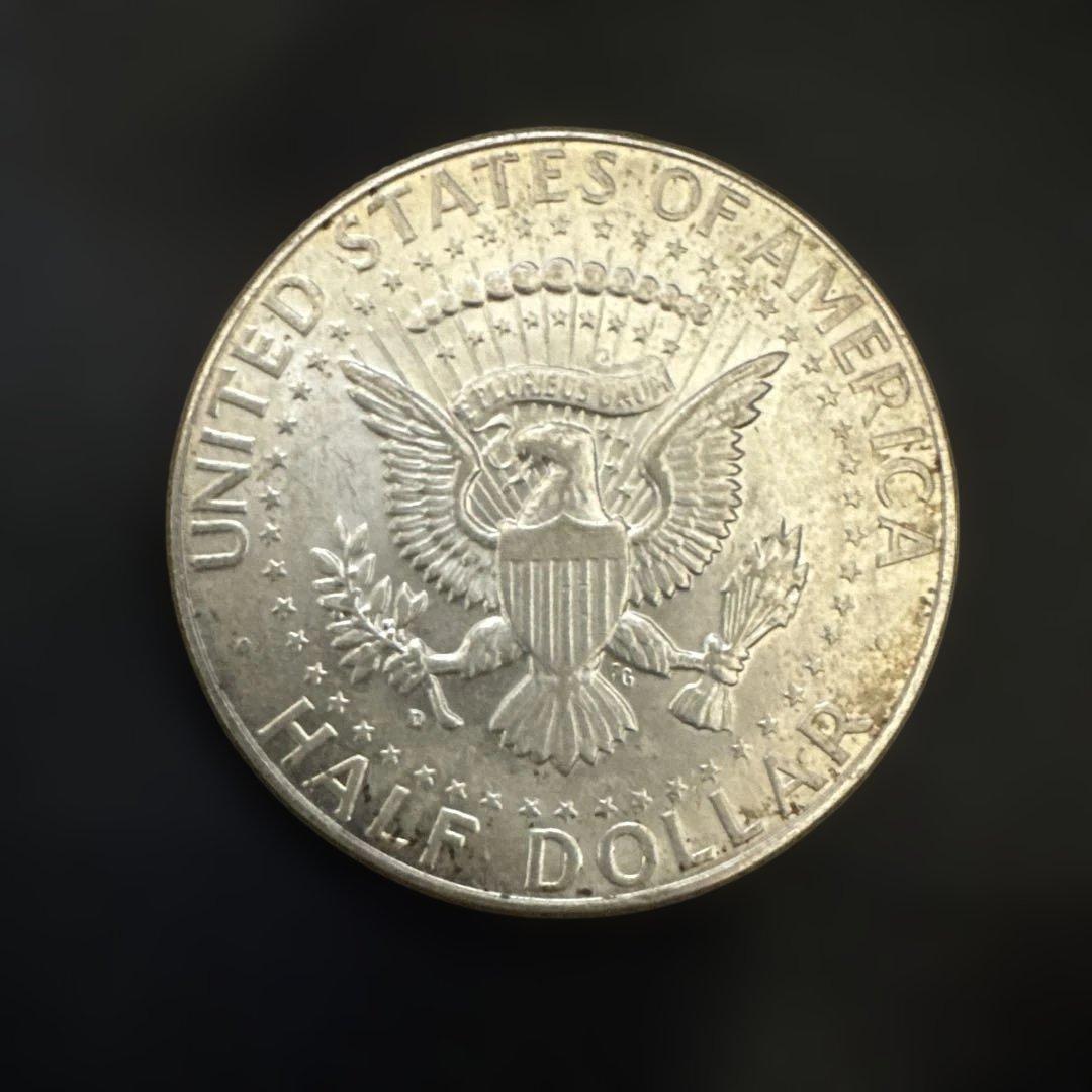 ケネディハーフダラー1964年 美品 銀90% 本物保証 - メルカリ